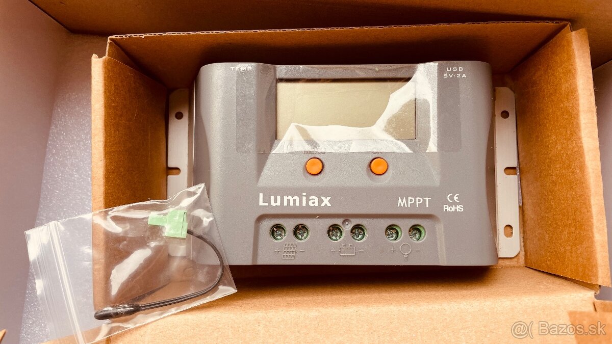 Solárny regulátor MPPT Lumiax MT1550EU, 12V/15A