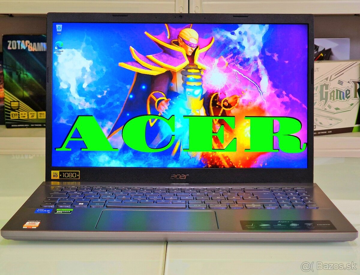 Herný notebook ACER ASPIRE | RTX 2050 | ZÁRUKA | 16GB