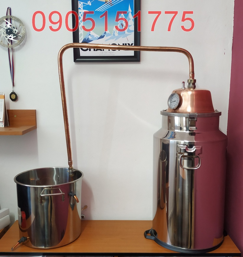 Destilacny pristroj 58L + liatinova platna + REFLUKTOR