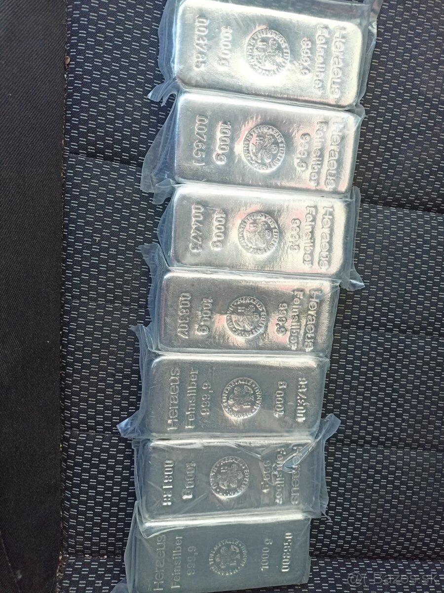 Predam investicne striebro kg