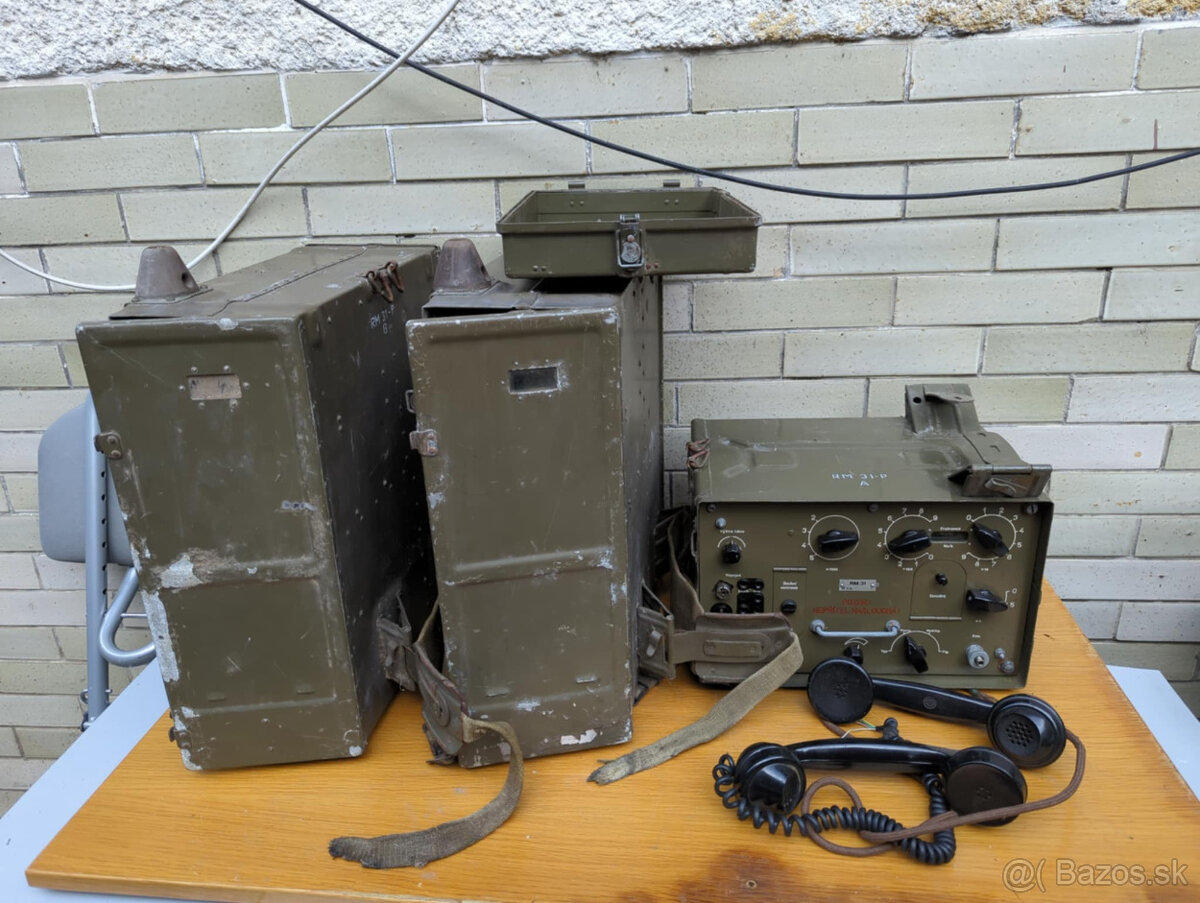 Vojenská rádiostanica RM31-p a MB31-2