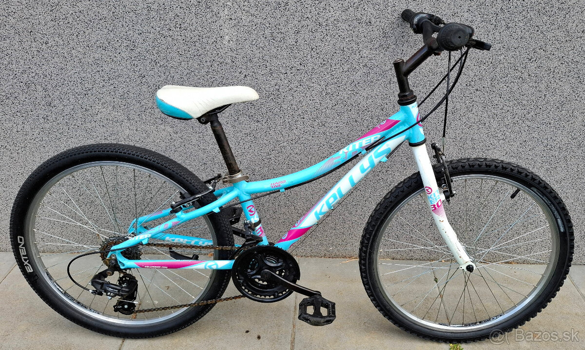 juniorský horský bicykel KELLYS KITTER s 24" kolesami