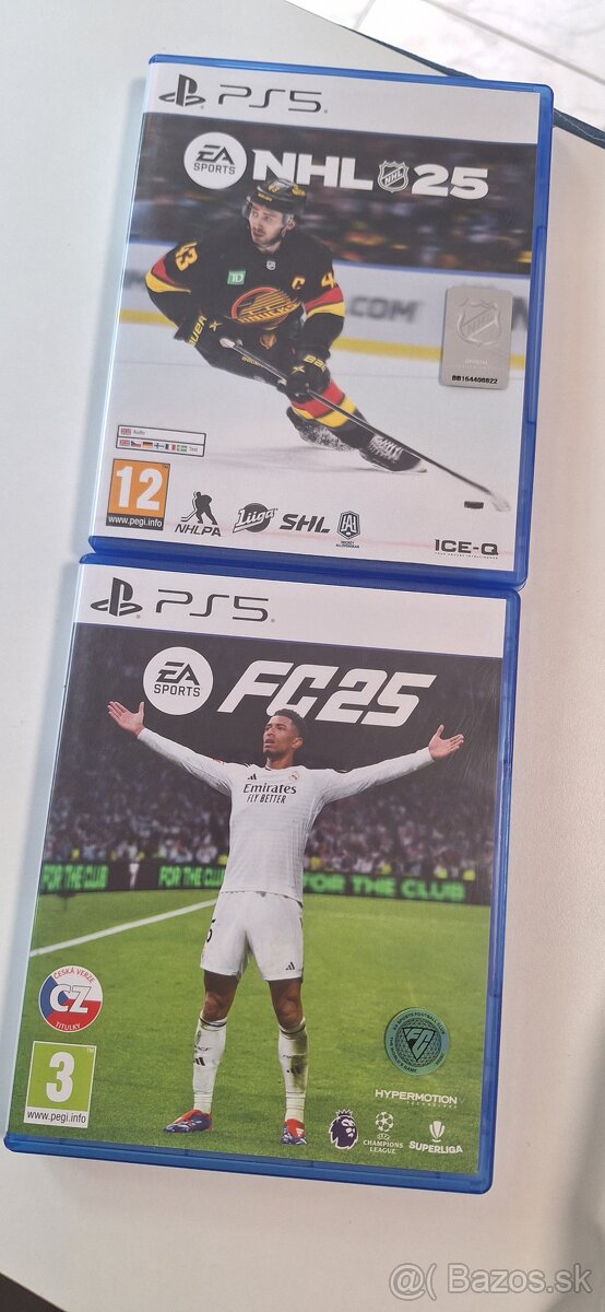 NHL25 a FC25 Bazár u Milušky