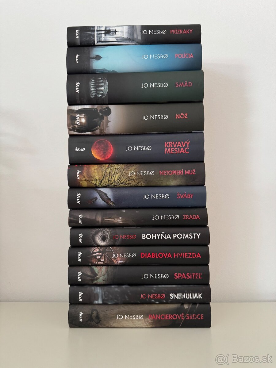 Jo Nesbo - KOMPLET séria Harry Hole