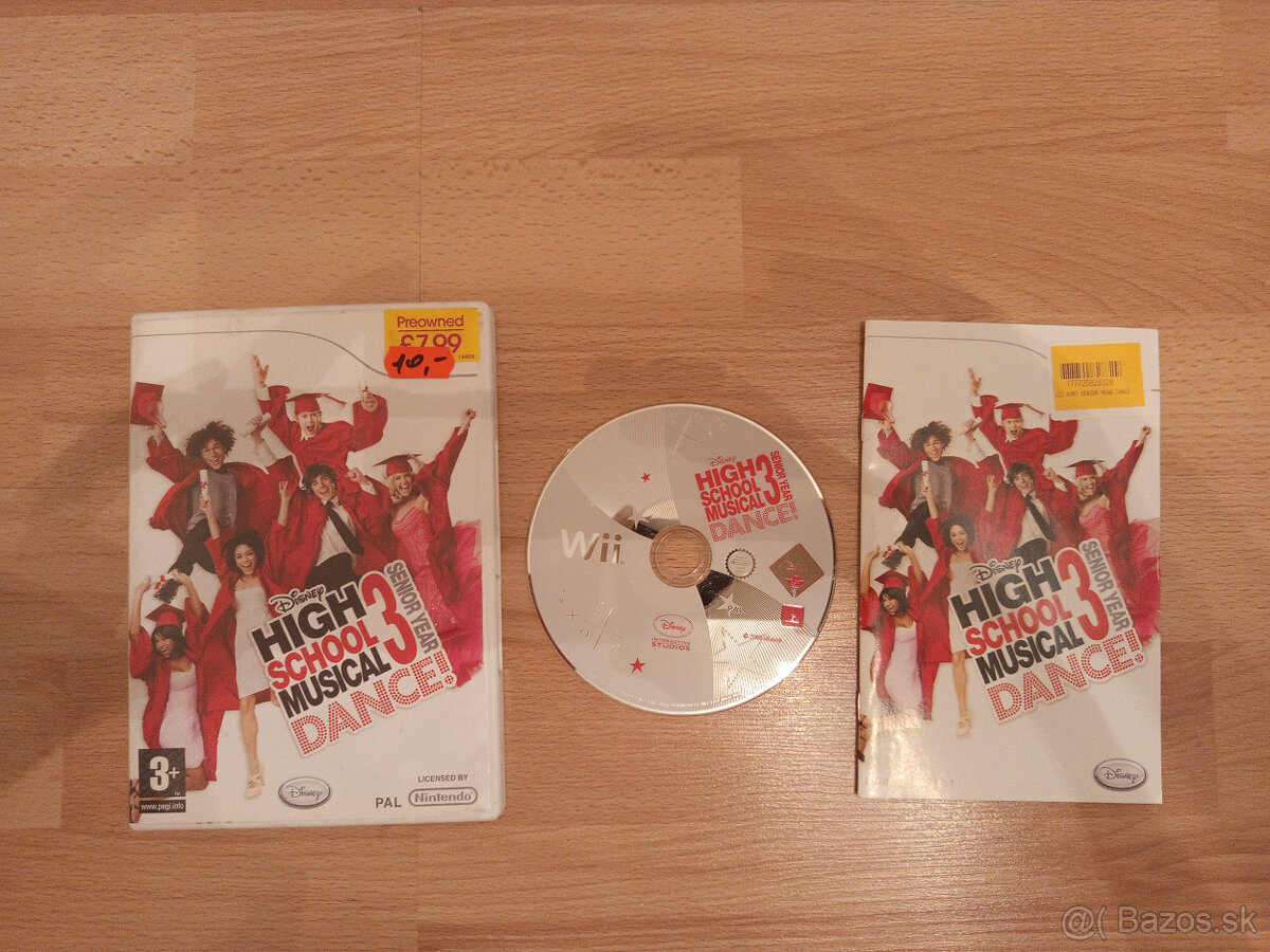 Nintendo WII hra High School Musical 3