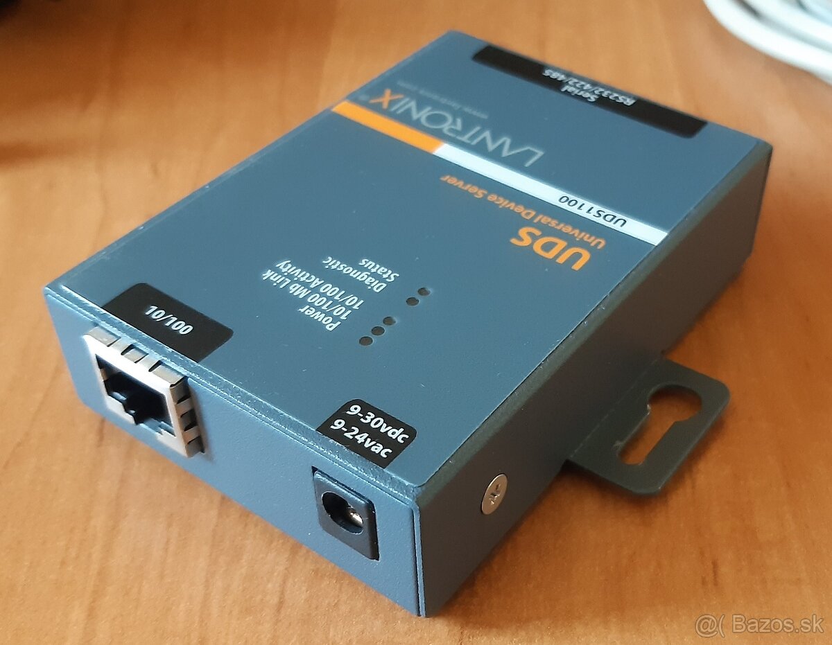 Prevodník z RS232/485/422 na 10/100Base-TX (model UDS1100)