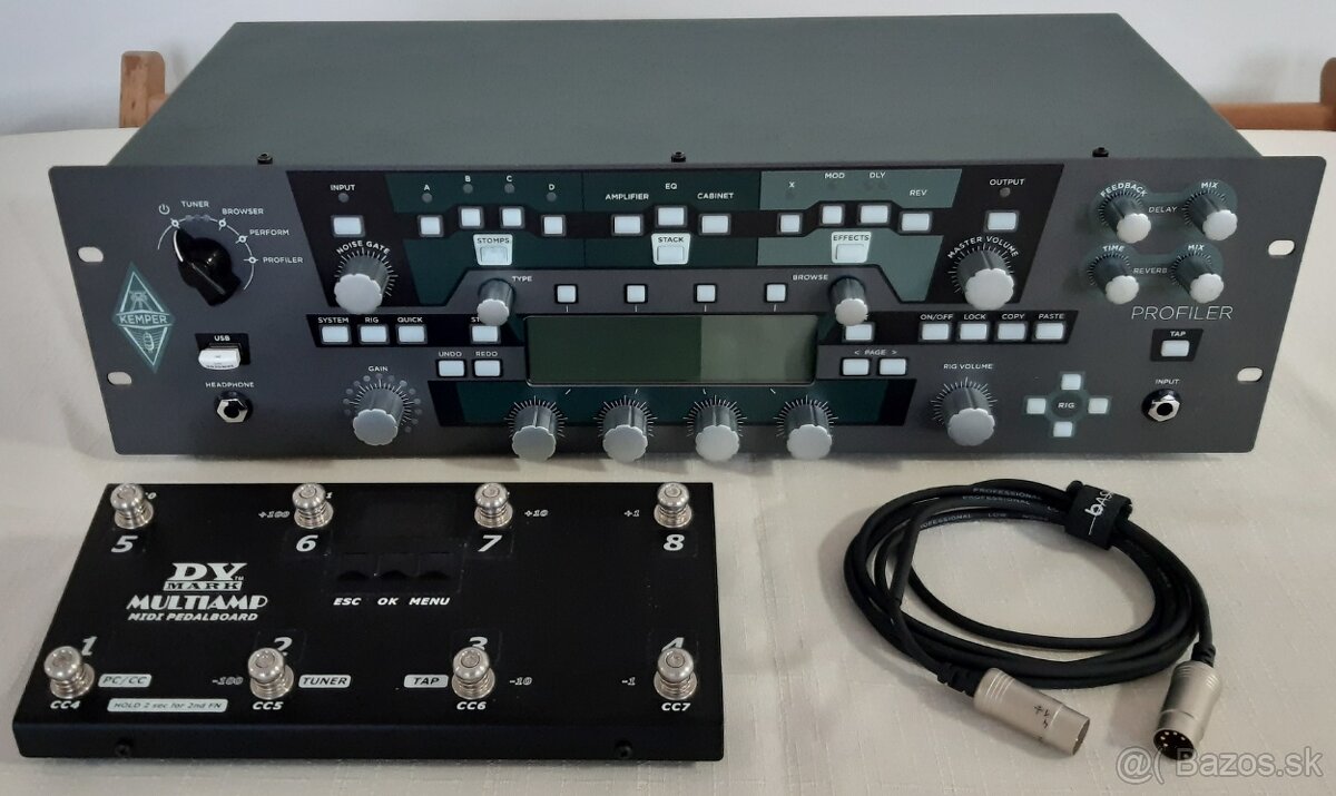 KEMPER Profiler PowerRack + pevný kufr na kolečkách