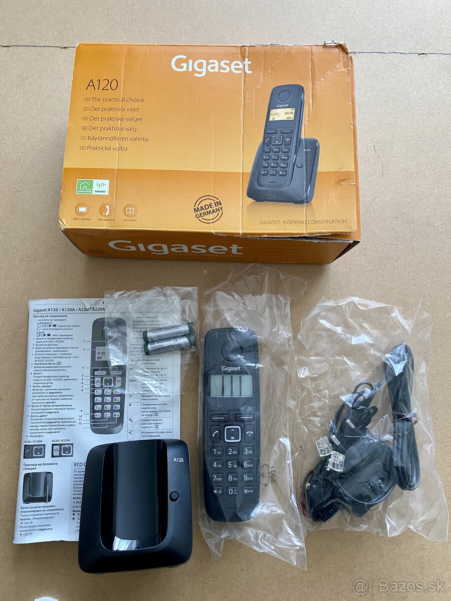 Bezdrôtový telefón Gigaset A120