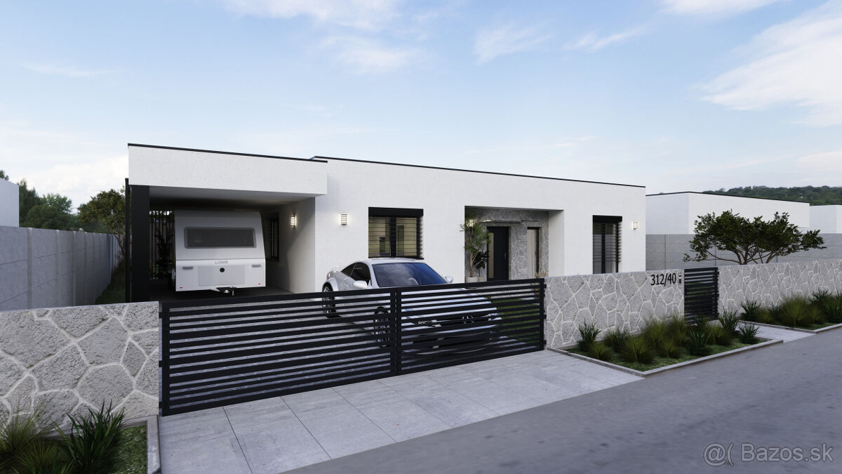 NOVOSTAVBA 4-IZBOVÉHO RODINNÉHO DOMU ŠÚROVCE - TRNAVA