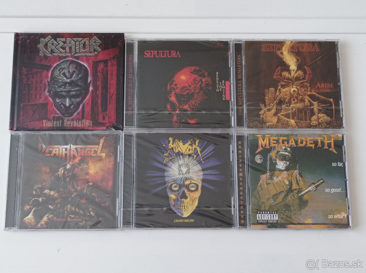 Nové CD Thrash Metal na predaj