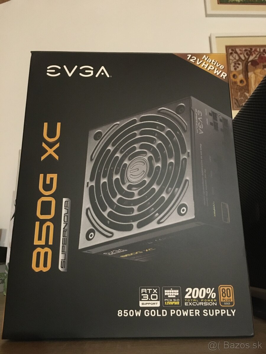 Zdroj EVGA - G XC Supernova 850W + skriňa mini ITX