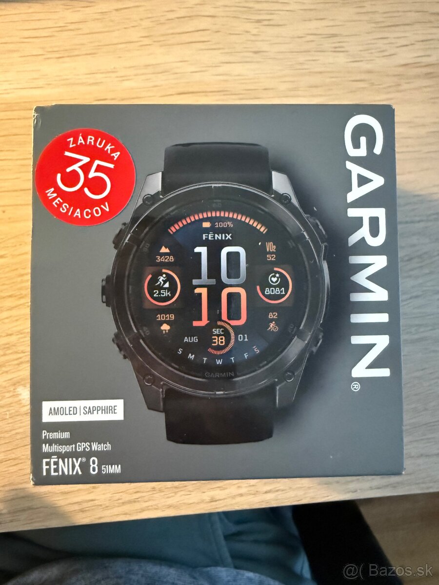 Predám nove nevybalené Garmin Fenix 8 51 mm
