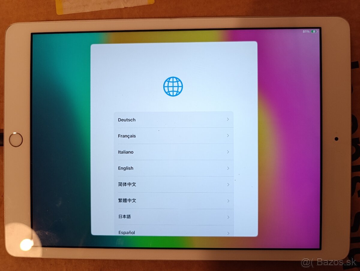 Predám Apple Tablet IPad 8. generácie s 10,2 zol