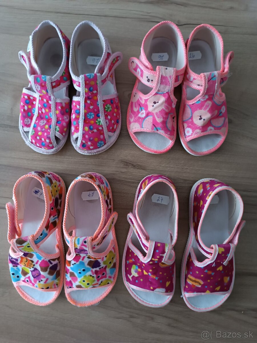 Dievčenské papučky