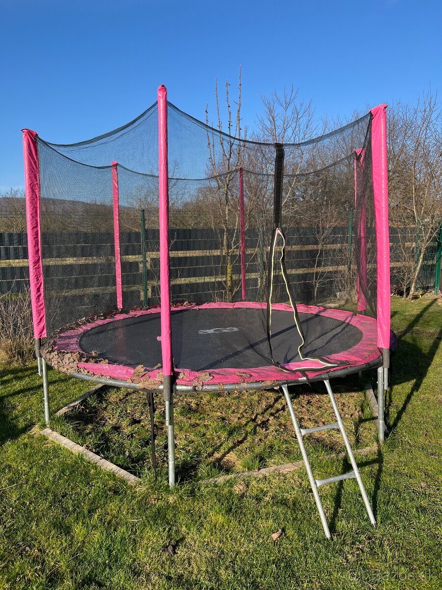 Trampolína 3m rúžová