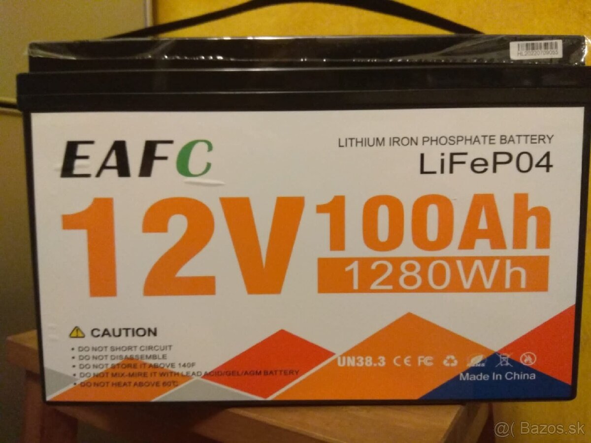 Lifepo4 batéria 12V/100A