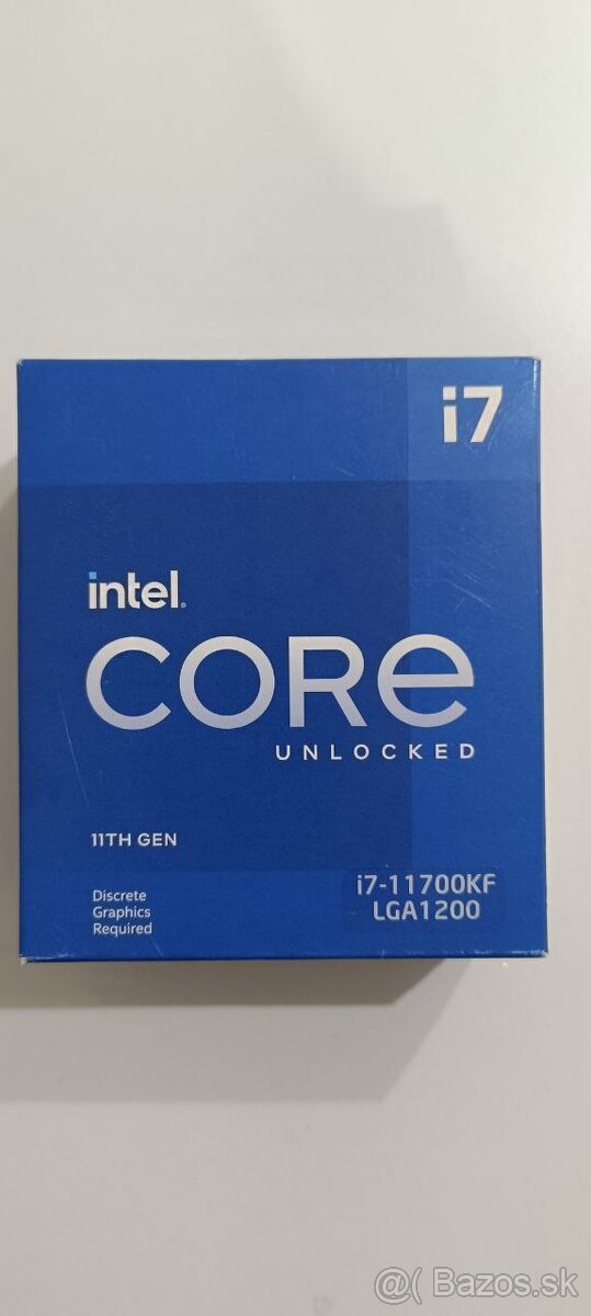 Predám 2x procesor Intel Core i7-11700KF