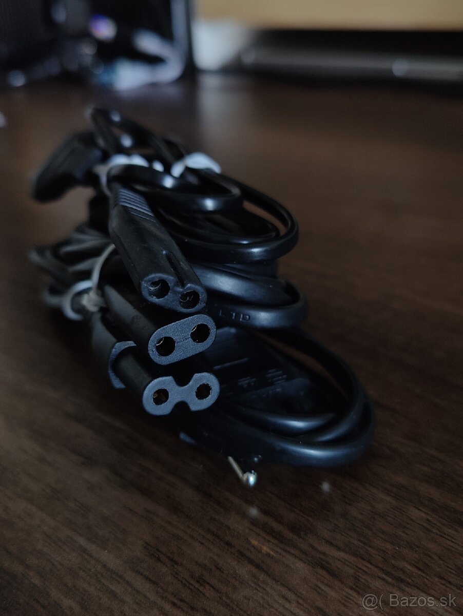Rozne napajacie sieťové kable 230V 2-pin