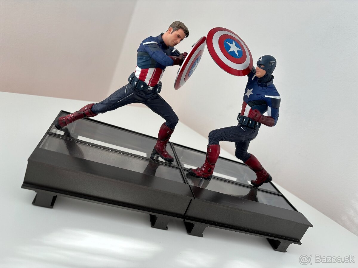Captain America 2012 & 2023 Iron Studios 1:10 figúrky