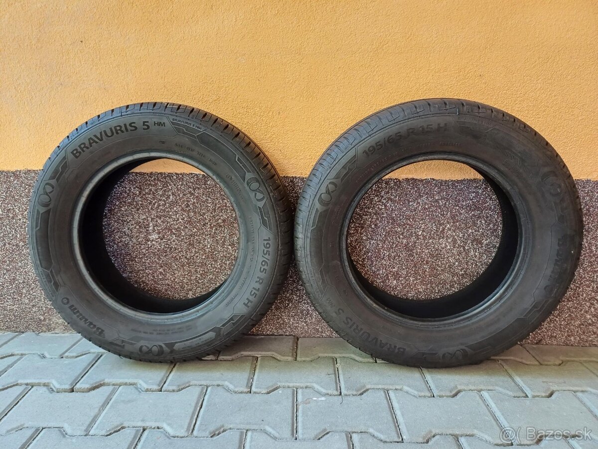 letné pneumatiky barum 195/65 R15