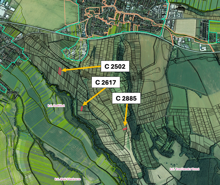 Trenčianska Turná – 5.000 m2 ORNÁ PÔDA podiel 1/1