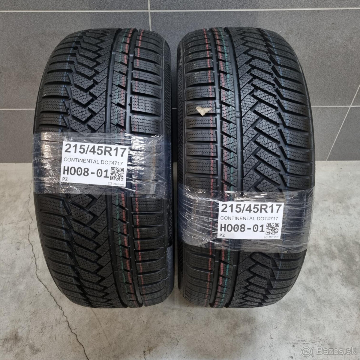 Zimné pneumatiky 215/45 R17 CONTINENTAL DOT4717