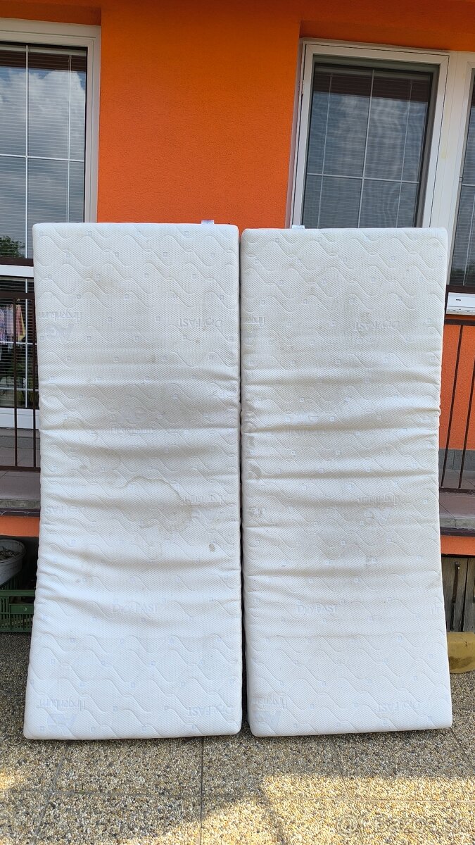 Matrace 2 ks 80x200x18 cm