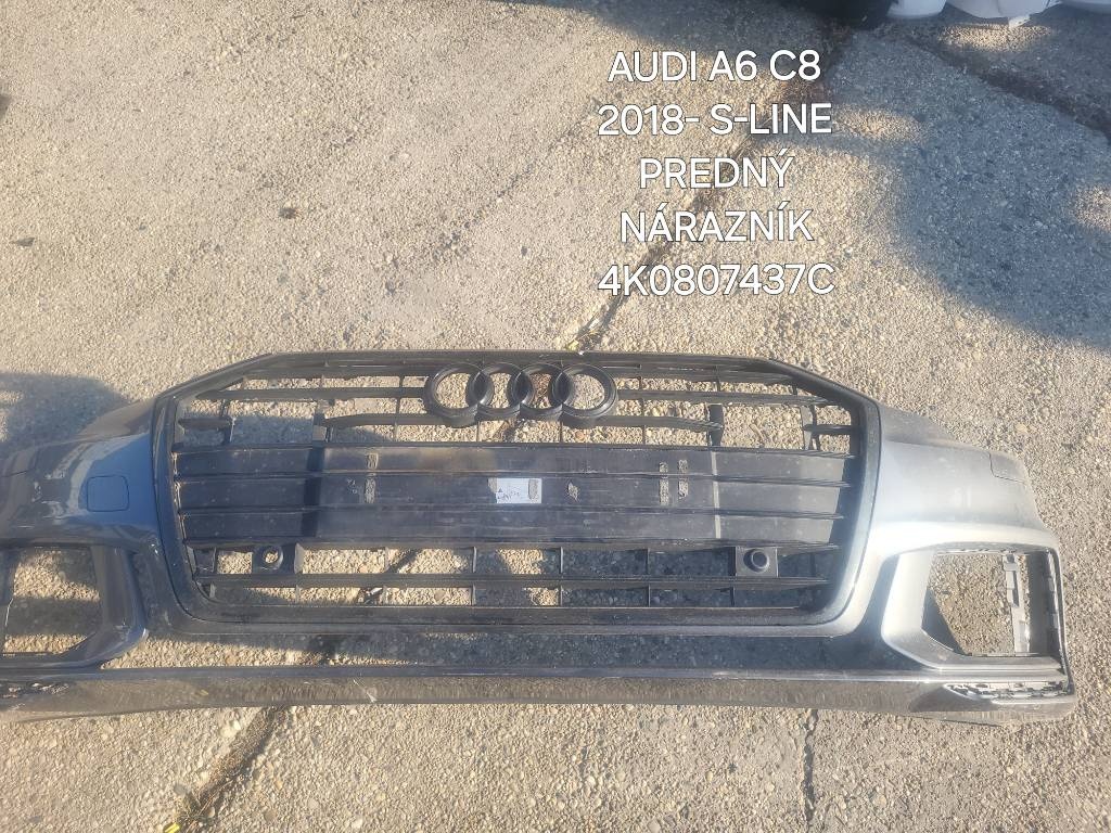 AUDI A6 C8 2018- S-LINE PREDNÝ NÁRAZNÍK 4K0807437C