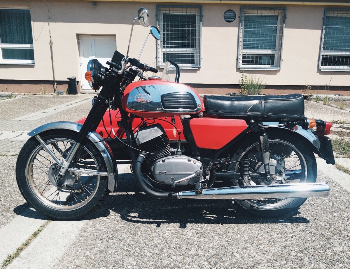Jawa 350 634 + sajdka, sidecar