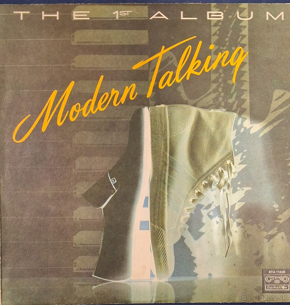 Retro gramofónová LP platňa Modern Talking