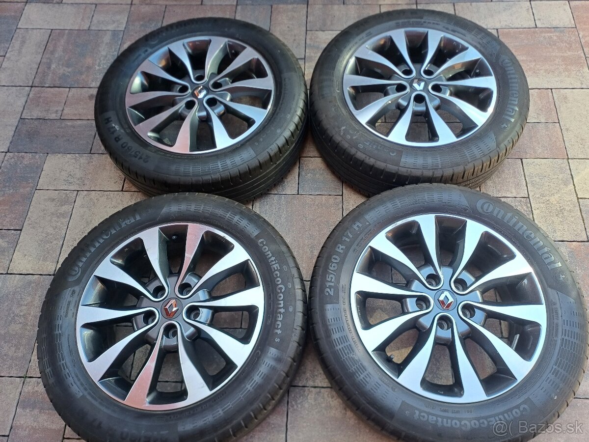 hlinikové disky-orig-Renault,Nissan--61/2Jx17-ET-40--5x114,3