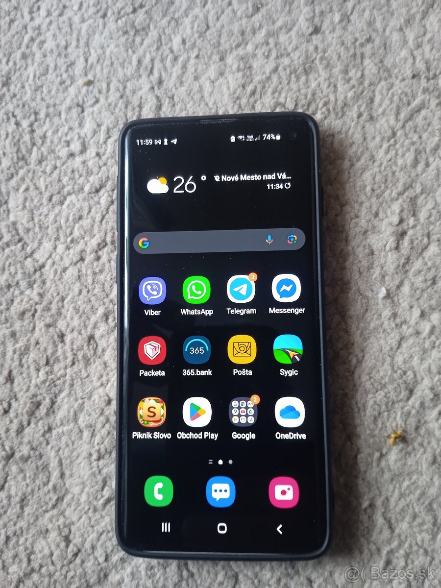 Samsung Galaxy S10, platí do zmazania