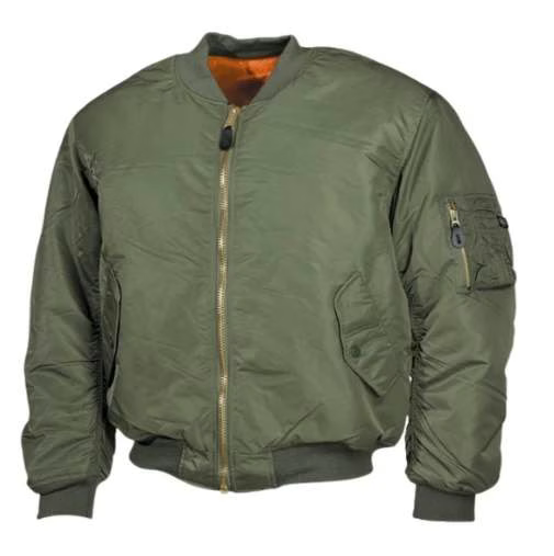 Bomber MFH MA1 pilot bunda, olivová