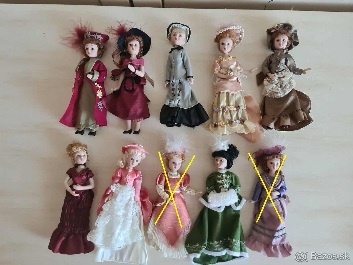 babika porcelanova 11 kusov 20 cm vyska