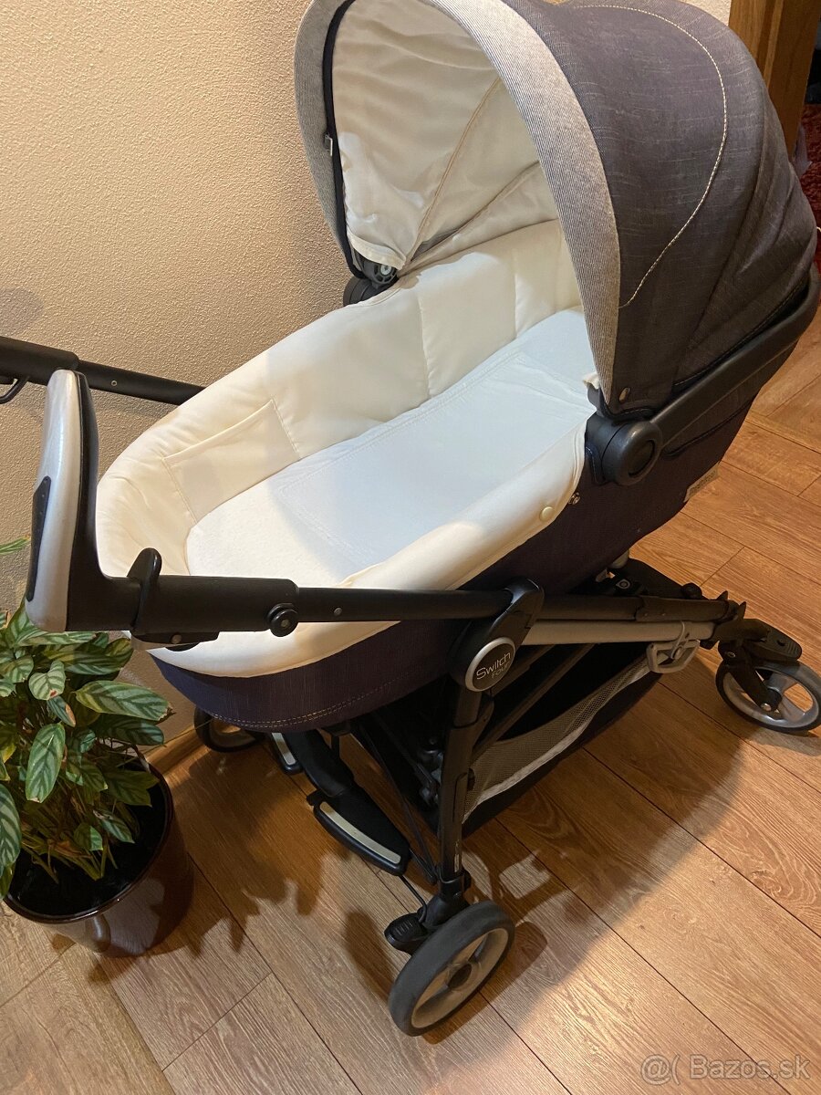 Hlboký a športový skladací kočík