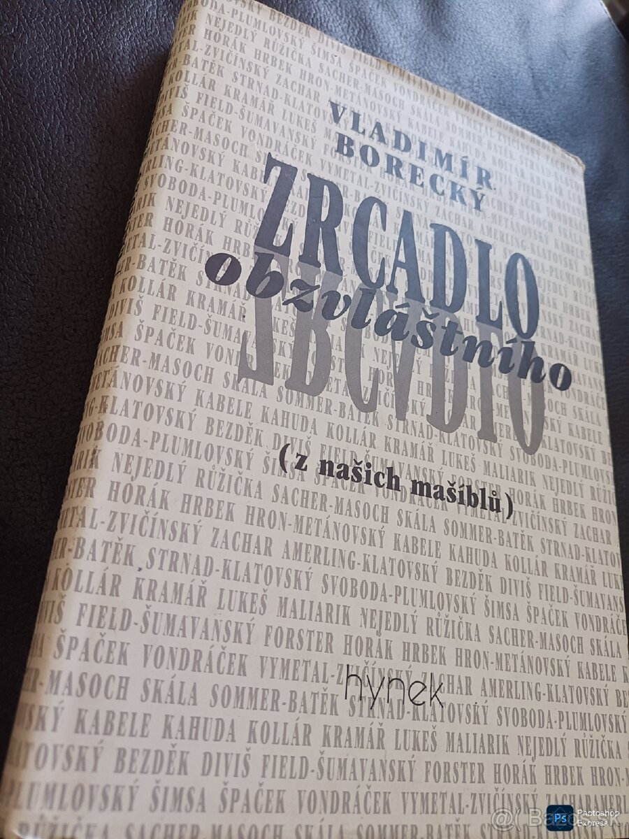 Kniha ZRCADLO OBZVLÁŠTNÍHO V. Borecký