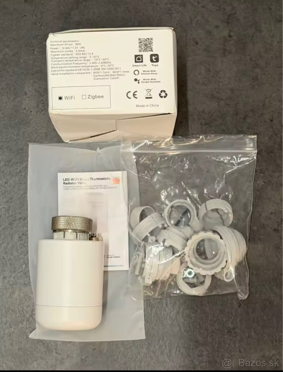 Predám wifi termostatické hlavice na radiátor