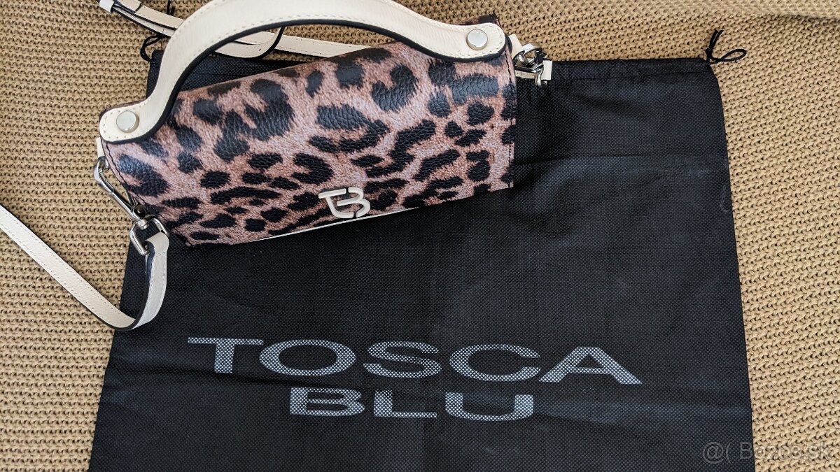 Kožená kabelka Tosca Blu