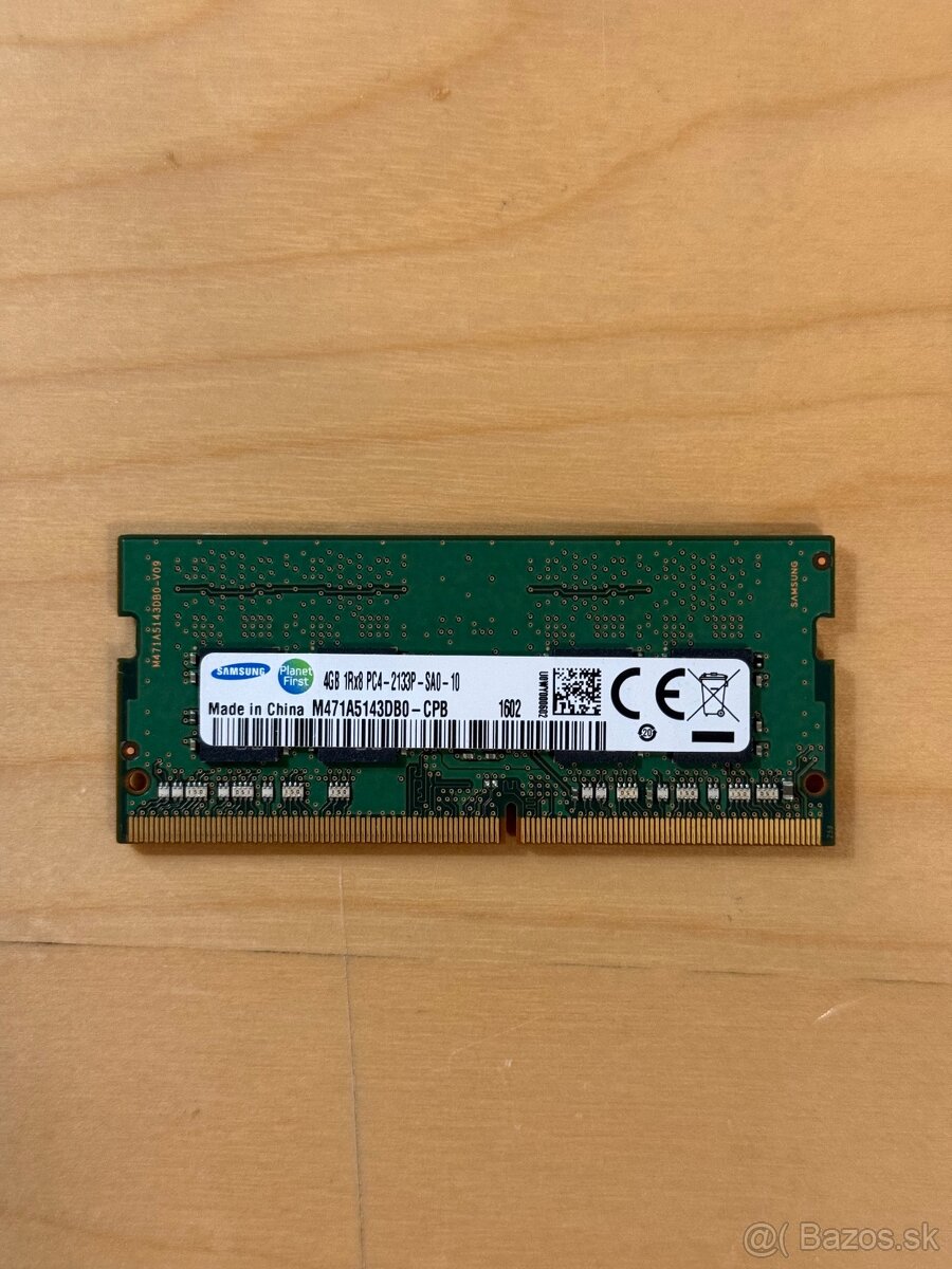 4GB DDR4 2133MHz SO-DIMM RAM Samsung