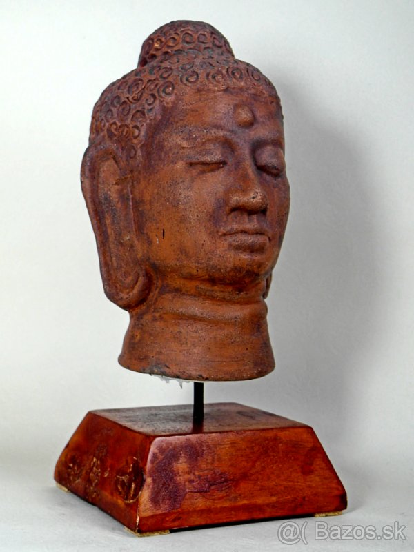 Soška hlavy Buddhu - India