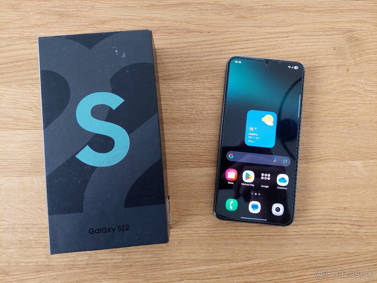 Samsung Galaxy S22 128GB v záruke, ONE UI 7, android 15