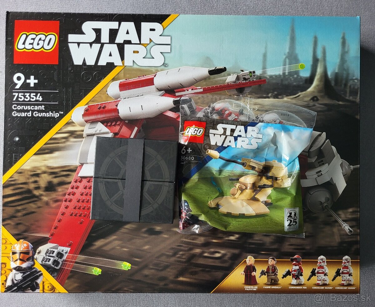 Lego 75354 Star Wars Corusant Gunship + darčeky