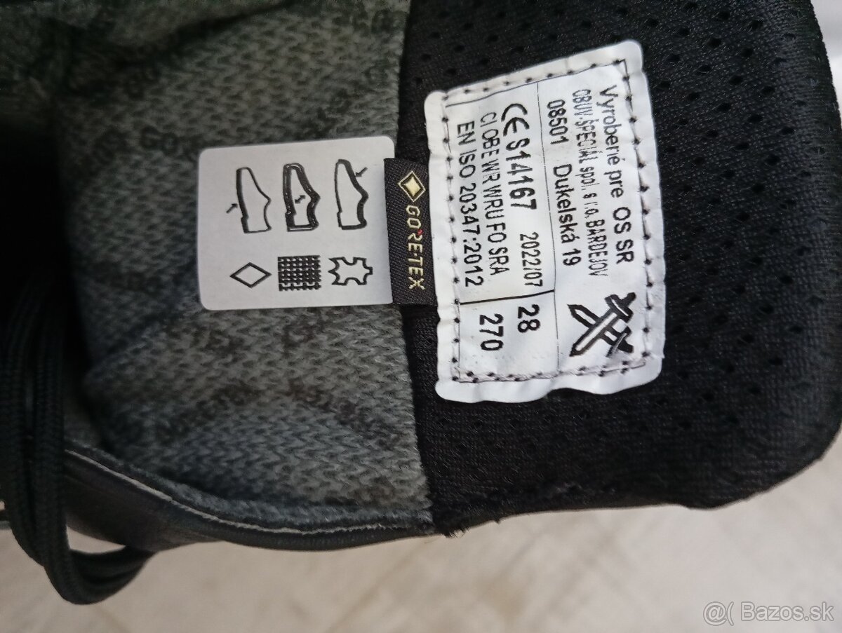 Vojenské kanady Goretex