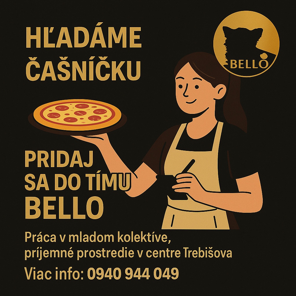 Príjmeme čašníčku