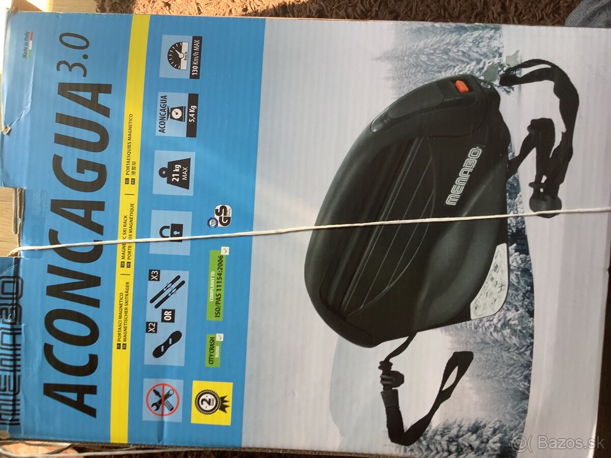 magnetickýstrěný nosič  lyží