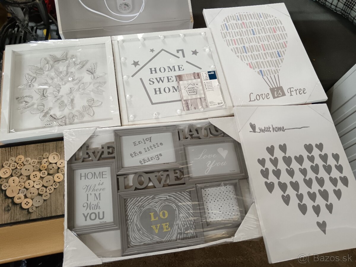 Predám obrazy na stenu a fotoramik