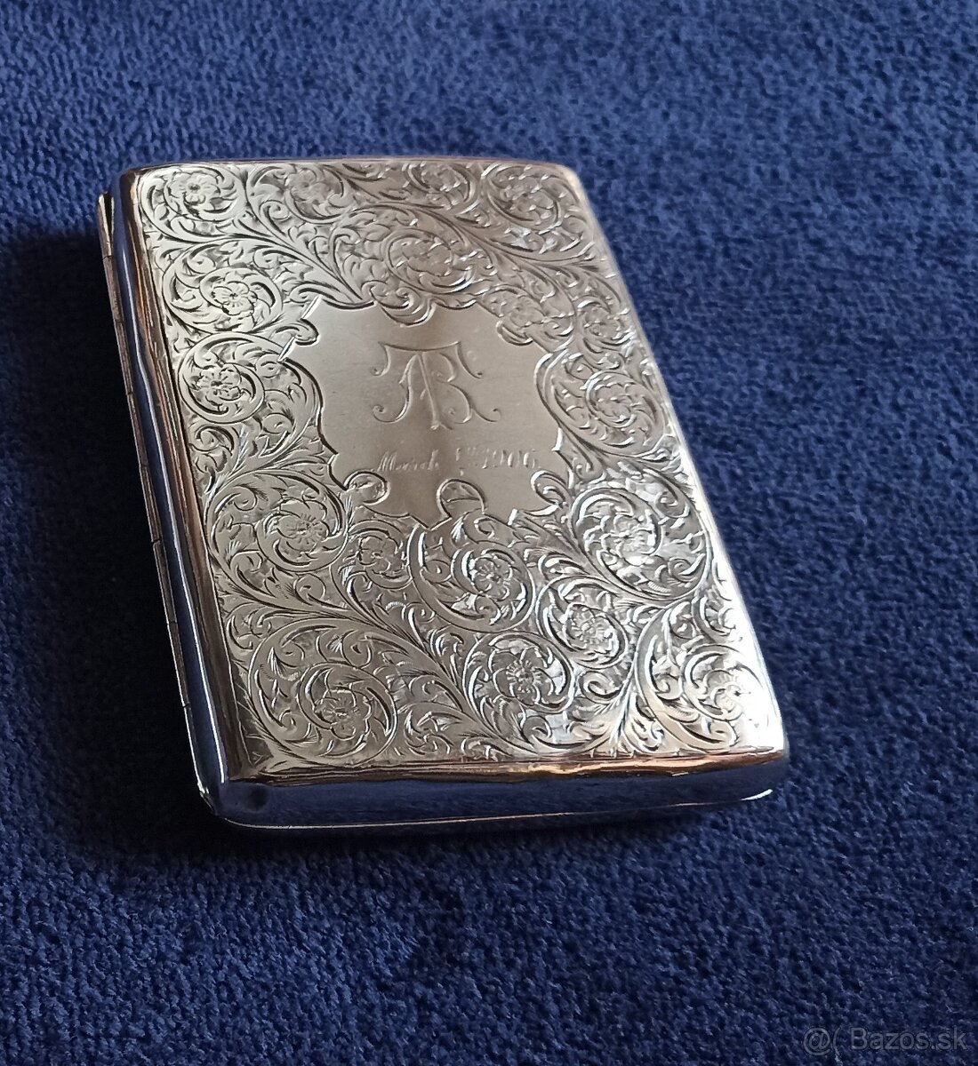 Investičné striebro – tabatierka- PREDANÉ- 103g