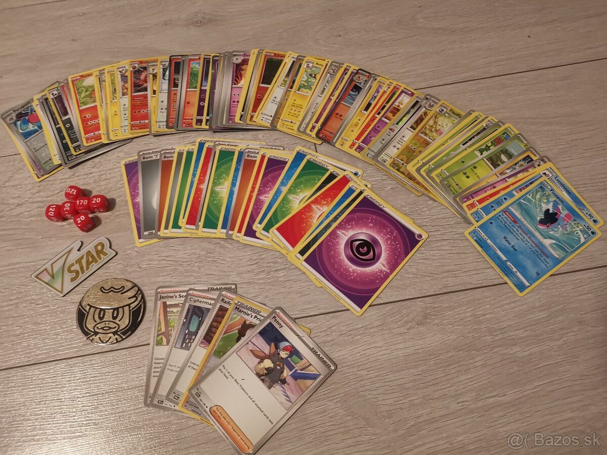 100 ks Pokémon karty