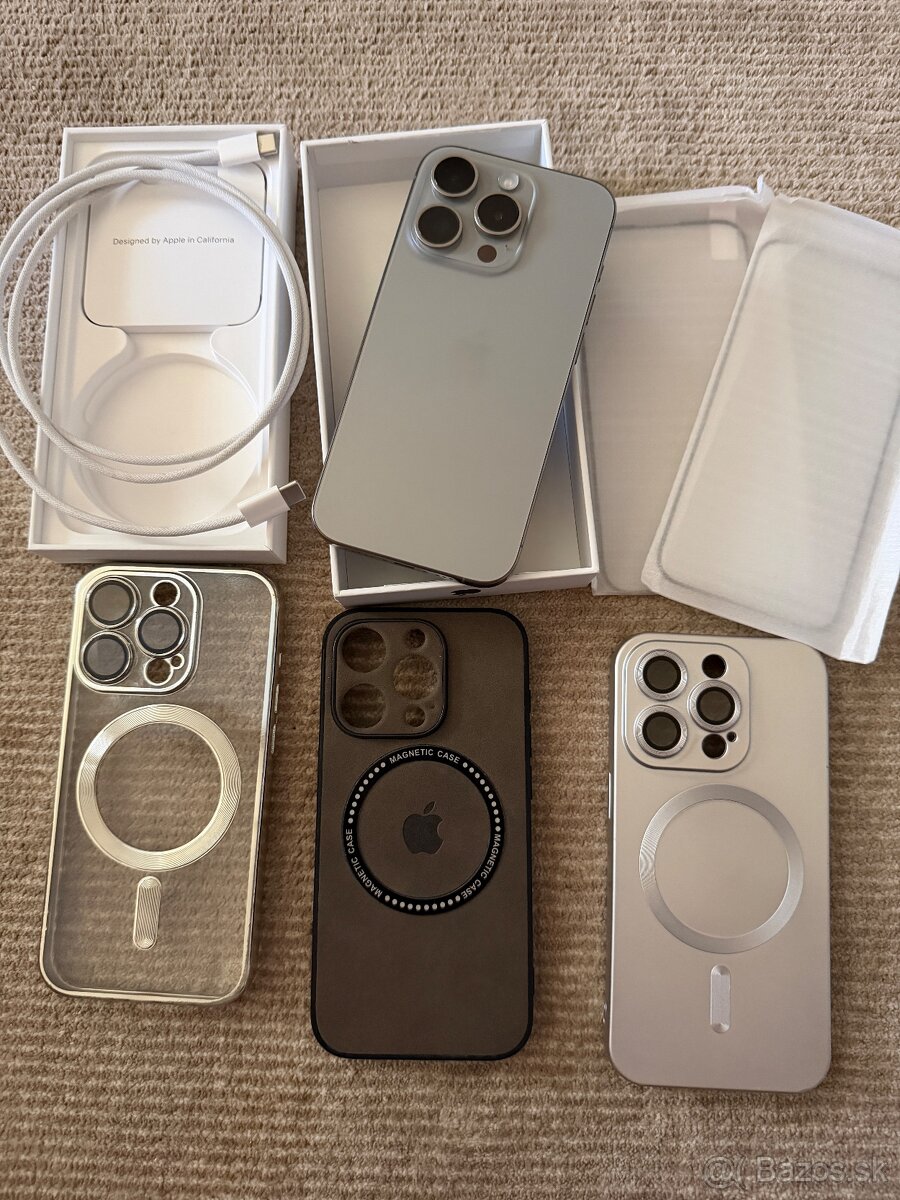 Iphone 15 Pro 128GB Titánová prírodná