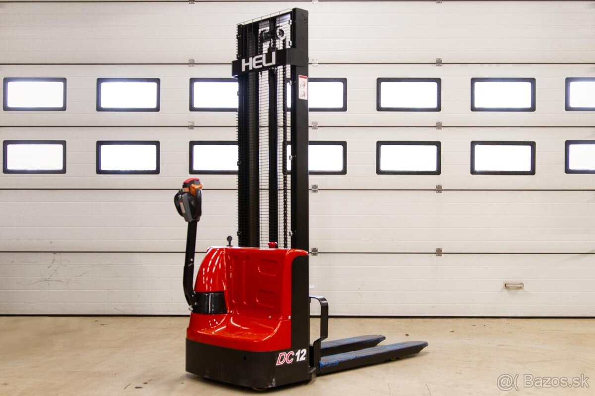 Ručne vedený el.vysokozdvižný paletový vozík Heli 1,2t.nový